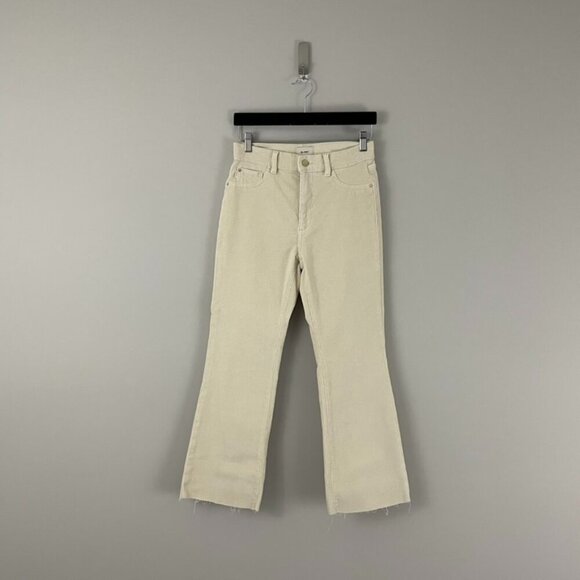 DL1961 Bridget Boot High Rise Instasculpt Crop Corduroy Pants Size 26 - Picture 1 of 8